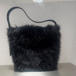 Zara Black Faux hand Bag